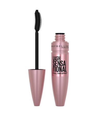 Maybelline New York Black Mascara Double Pack - Fuller Defined Longer Eyelashes | Lash Sensational Full Fan Effect (2 x 9.5 ml) - Buy Online on GoSupps.com
