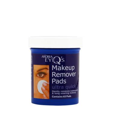 Andrea Eye Q's Eye Makeup Remover Pads Ultra Quick 65 Pads - Buy Online on GoSupps.com
