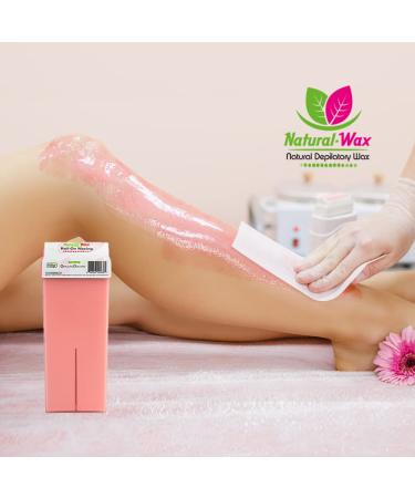 Organic Natural Wax Roll-On Cartridges - Hair Removal Roller Wax (Pack of 3) - Residue-Free Honey Formula - Buy Online on GoSupps.com