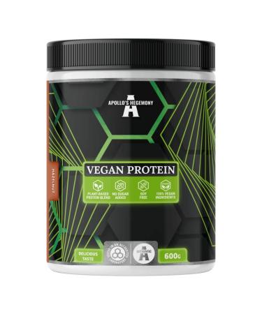 Apollo's Hegemony Vegan Protein 600g: Plant-Based Protein with Pea Rice and Yeast - Rich in Amino Acids - 24 Servings - Vegan and Sugar Free Supplement - White Chocolate Blueberry Flavour