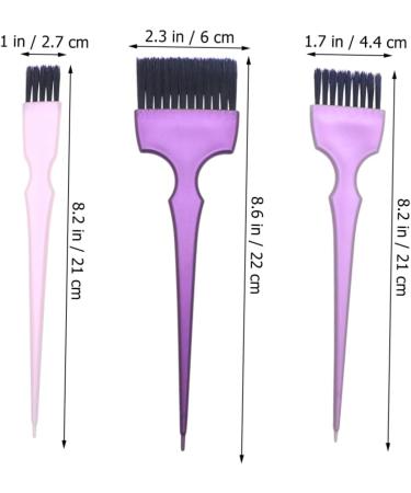 Ipetboom 1 Set Barber Tool Dye Tool Hair Tint Tools Hair Dyeing Brushes Purple Hair Dye Hair Coloring Brushes Hair Highlighting Kit Highlights Hair Color Kit Small Applicator - Buy Online on GoSupps.com
