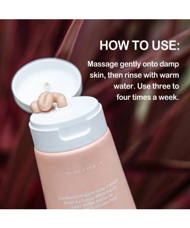 Gentle & Brightening Face Scrub with Sea Salt and Coconut 5.1 fl oz Exfoliating Cleanser for All Skin Types Helps Remove Impurities and Leave Skin Smooth and Fresh - Buy Online on GoSupps.com