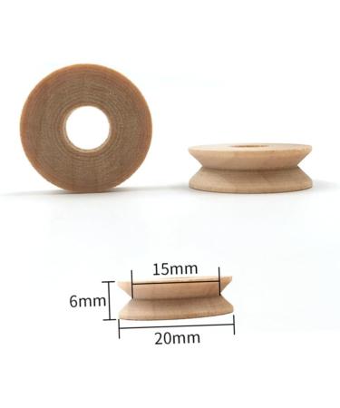 COHEALI 20pcs Wheels for Car Accesorios Para Autos Car Accessory Wood Wheels Accessories Car Wood Toy Picture 1 Size 1 - Buy Online on GoSupps.com