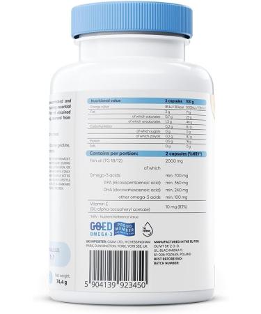  OSAVI Osavi Omega-3 Fish Oil Molecularly Distilled 1000mg (Lemon) - 60 softgels - Buy Online on GoSupps.com