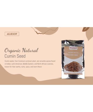 AEJESOP Organic Cumin Seeds (Jeera) - 100g - Buy Online on GoSupps.com