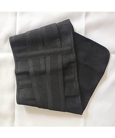 Huffa Premium Belly Binder - XXL Black Waist & Back Support Compression Wrap for Post-Surgery Recovery - Buy Online on GoSupps.com