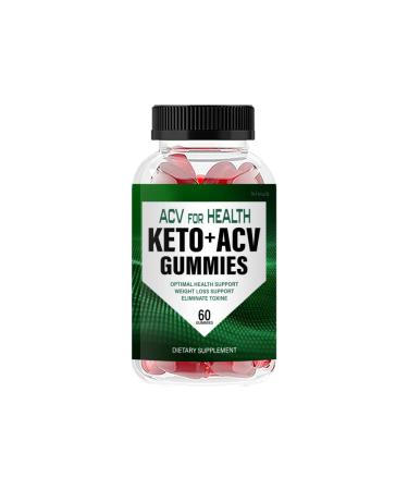 kivus ACV for Health Gummies - ACV for Health Keto ACV Gummies (Single 60 Gummies) 60 Count (Pack of 1)