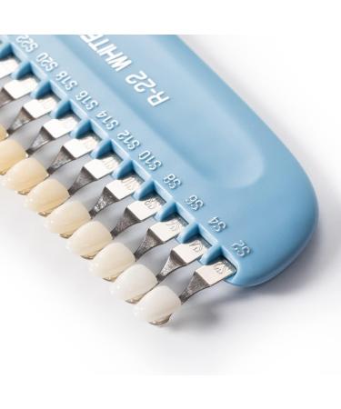 Dental Teeth Shade Guide Professional 3D R-22 Tooth Whitening Shade Chart with 22 Colors Dental Bleaching Shade Tab for Dentist Tracking Teeth Whitening Course - Buy Online on GoSupps.com