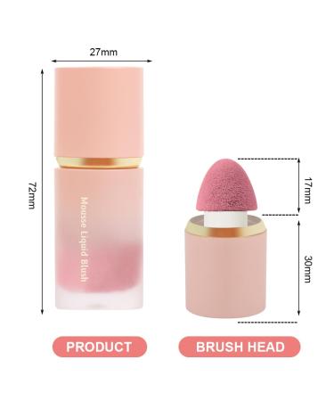 Lophe Blush Stick - Matte Lightweight Waterproof Liquid Blush for Natural Look | Long-Wearing Rouge Beauty (6.5ml) - International Shipping Available - Buy Online on GoSupps.com