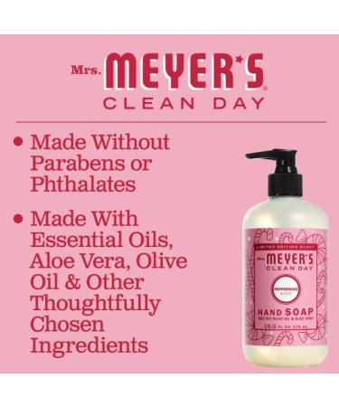 Mrs. MEYER'S CLEAN DAY Peppermint Liquid Hand Soap Peppermint 12.5 oz. (Pack of 4) - Buy Online on GoSupps.com