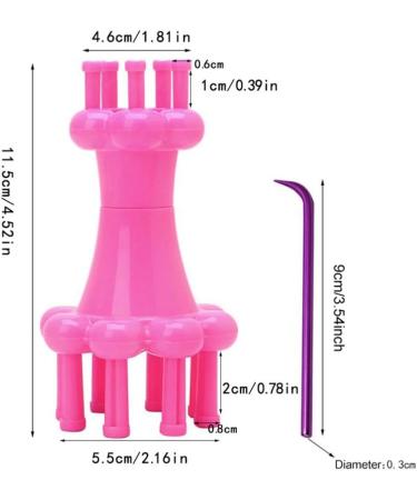 Healifty 2pcs Knit Spool Loom Set - Knitting Yarn Wool Rope Hook for Scarves, Straps & Crafts - DIY Braider Tool - Buy Online on GoSupps.com