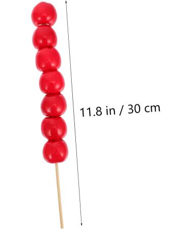 CAXUSD 5pcs Simulated Candied Haws Candy Toys Chinese Candy Model Artificial Candy Candied Preserved Haws Faxu Sugar- Coated Haws Sugar Coated Haws Toy Decor Food Toddler Crafts Foam Red - Buy Online on GoSupps.com