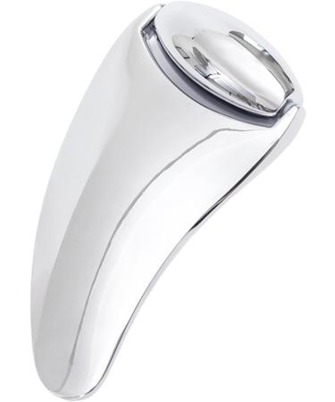 Guasha Roller For Face | Metal Sha Facial Tools | Face Roller For Women Beauty Tool For Cheekbones Neck Chin Eyes Forehead Nose Silver Scraping Board + Silver Roller - Buy Online on GoSupps.com