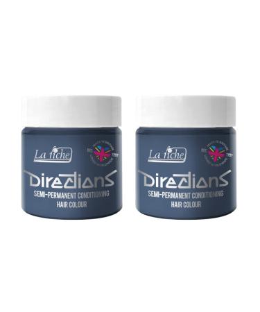 La Riche Directions Semi-Permanent Hair Color 100 ml Jar 2-Pack (Slate) Slate 100 ml (2-Pack)