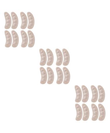 NOLITOY 12 Pairs Non-Slip Stickers Kids Non- Slip Shoes Pads High Heel Cushion Pads Protective Heel Pad Heel Cushion Pads for Shoes Wear-Resistant Heel Stickers Breathable Insole Flannel