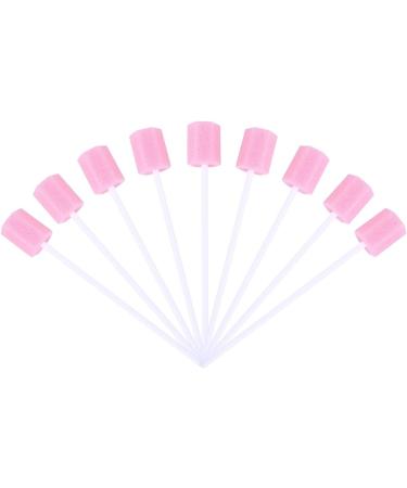 Healifty 100PCS Disposable Pink Dental Swabs - Oral Sponge for Tooth Cleaning - Ideal for Clinic and Hospital - Buy Online on GoSupps.com
