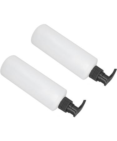 Refillable Reusable ABS Shampoo Dispenser - 250ml Leak-Proof Pump Bottle for Massage Oil & Shampoo - Buy Online on GoSupps.com