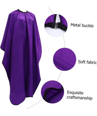 Beavorty Hairdressing Cloak Capes - Purple Salon Gown for Adults | Professional Hair Apron for Barbers & Hairdressers - Buy Online on GoSupps.com