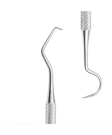 2pcs Stainless Steel Dental Plaque Remover Tool - Tooth Scraper for Tartar & Teeth Cleaning - Buy Online on GoSupps.com