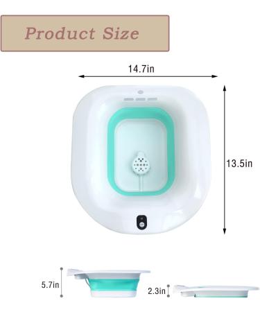 Electric Sitz Bath for Hemorrhoid & Perineum Care - Collapsible Soothing Relief for Women, Men, Elderly & Pregnant Women - Buy Online on GoSupps.com