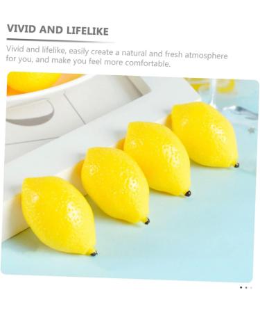 Zerodeko Faux Flower Garland 6pcs Mini Imitation Lemon Artificial Lemons Faux Plant Decor Lifelike Lemons Puzzle Toys Brain Toy Fruit Ornament Home Decor Household Products Toddler Pvc - Buy Online on GoSupps.com