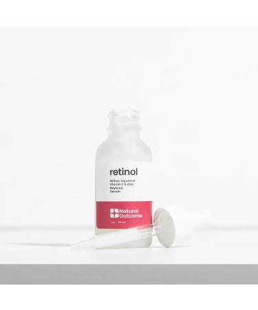 Buy Retinol Serum for Face | Anti-Aging Fine Line & Wrinkle Reducer | Hydrating Night Serum with Hyaluronic Acid & Vitamin E | Collagen Enhancer | 1 oz - Buy Online on GoSupps.com