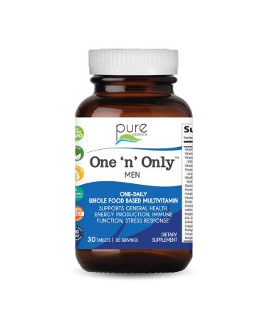 Pure Essence One 'n' Only Men  Whole Based Multivitamin 30 Tablets
