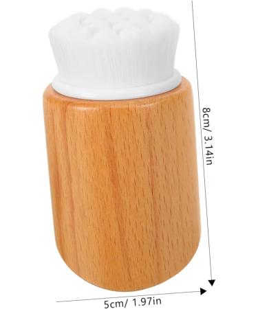 MAGICLULU Face Brush Beech Wood Facial Cleansing Brush Face Cleansing Brush Facial Exfoliator Brush Face Scrubber Exfoliator Brush Exfoliate for Face Scrubber Fiber Manual Exfoliating Brush - Buy Online on GoSupps.com