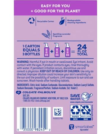 Buy Softsoap Hand Soap Tablets - Sparkling Lavender Refill (3 Count) | Eco-Friendly & International Shipping - Buy Online on GoSupps.com