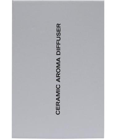 Salubrito Ceramic Aroma Diffuser | White Essential Oil & Ultrasonic Humidifier | BPA-Free Aromatherapy Diffuser | Automatic Shut Off | 100ml - Buy Online on GoSupps.com