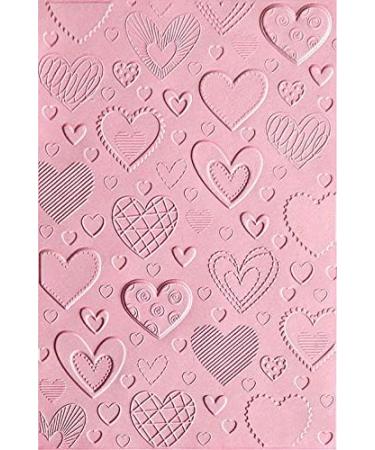 Sizzix Multicolor Hearts 3-D Textured Impressions Embossing Folder - Buy Online on GoSupps.com
