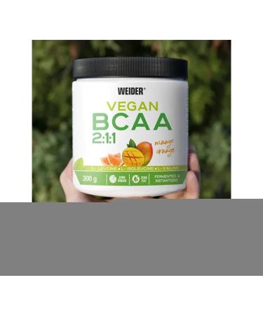 Weider Vegan Bcaa 2:1:1 Branched Amino Acids 100% Vegan Mango-Orange 300g - Buy Online on GoSupps.com