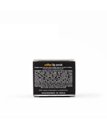 Coffee Lip Scrub Balm - 85% Dark Lip Reduction | Natural Sugar & Coconut Oil | 100% Vegan | Dry & Chapped Lips Relief (12gm - Buy Online on GoSupps.com