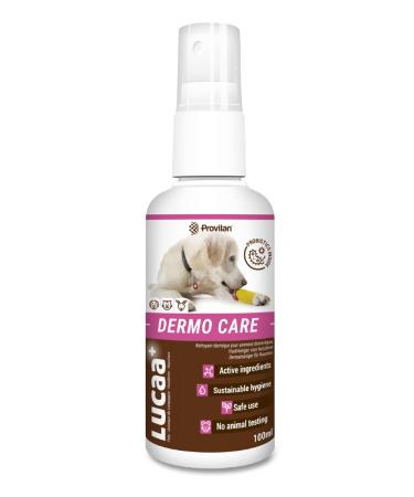 LUCAA+ Pets Wound Care 100 ml | Injury Cleaner for Dogs/Cats with Probiotics | Bio Vegan & Natural