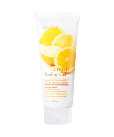 Arrahan Lemon Peeling Gel 180Ml Bright Skin Clean Skin Removes Dead Skin