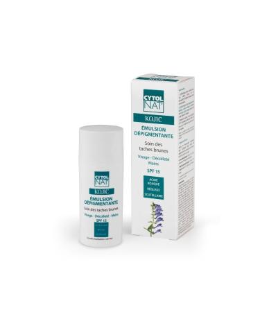 Cytolnat Kojic care against age spots cleavage hands-sensitive skin-mitigated and stops the appearance of age spots (sunlight skin aging pregnancy hormones) -30 ml