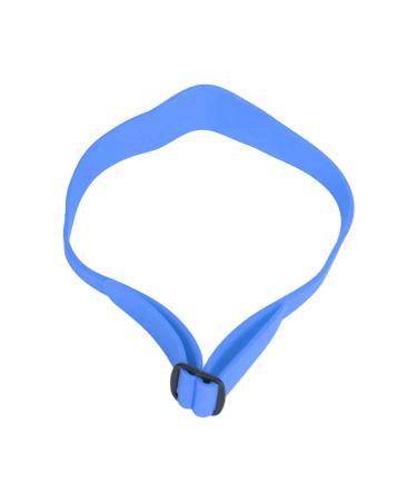 Neck Hair Guide Silicone Neckline Template Soft Hairline Shape Curved for Hairstyles (Blue)