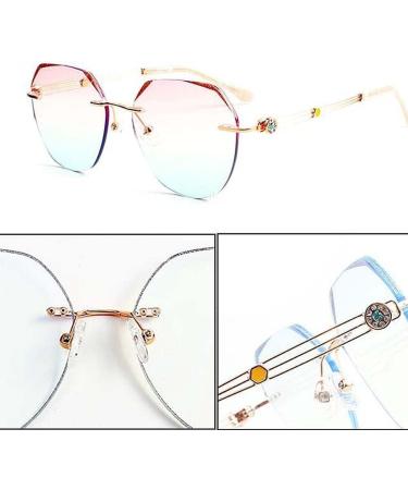 Replacement Temple Arm Frame for Eyeglasses - Rhinestone Eyeglass Repair Parts 1 Pair for Frameless Glasses - Buy Online on GoSupps.com