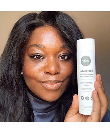 Indeed Laboratories Exfoliator II - Daily Facial Scrub Powder with Rice Bran & Malic Acid for Brighter Skin | Gentle Deep Cleansing Exfoliant - 2.6oz / 75g - Buy Online on GoSupps.com