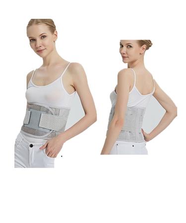 Wgust lordosis support belt back support adjustable breathable for back waist pain relief men and women sciatica scoliosis herniated disc (size: XL/X-Large)