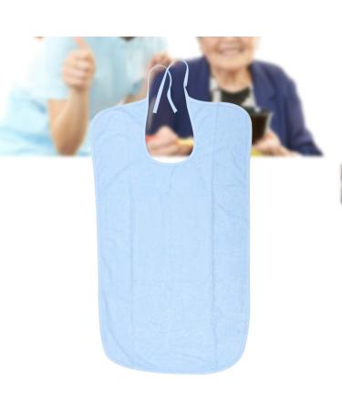 Adult Bib Skin-friendly Soft Waterproof Waterproof Bib Eating for(Light blue 50 * 90) - Buy Online on GoSupps.com