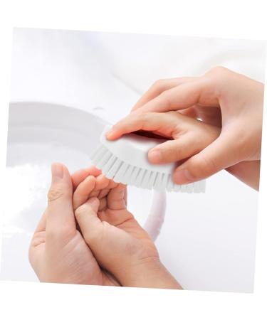Beavorty nail brush nail cleaner brush kitchen cleaning Office cleaning brush Garden shed sink cleaning brush shoes cleaner shoe cleaner manicure fingernail cleaner Manicure Brush 11.5x5cm White - Buy Online on GoSupps.com