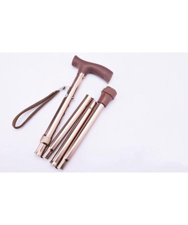 Folding and Thickening Crutches for The Elderly Climbing Anti-Skid Canes ABS Aluminum Alloy Teles Four-Legged Light Four-Section Crutches (B) Journey - Buy Online on GoSupps.com