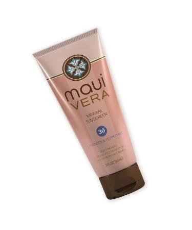 Reef Friendly Mineral Sunscreen SPF 30 Infused with Lavender & Peppermint 80 Min. Water Resistant