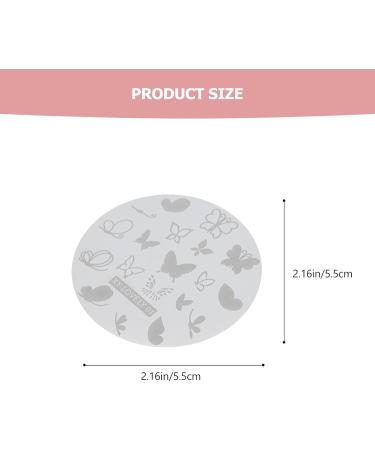 1 Set Nail Art Printing Plate Christmas Nail Stencils Snowman Nail Snowflake Nail Manicure Halloween Nail Stickers Nail Diy Decor Printing Mold Household Stainless Steel Metal Nail - Buy Online on GoSupps.com