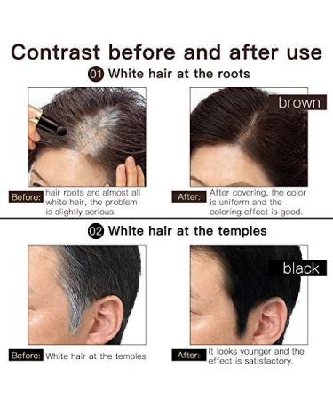 Lamilee Hair Color Pencil for Roots - Instant Gray Root Coverage Cream Stick (2 Black) - Buy Online on GoSupps.com