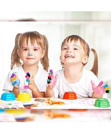 60-Piece Finger Sponge Dauber Set for Painting & Crafts - White Sponge Daubers for Art Ink, Chalk, Card Making - Finger Painting Sponge Craft Tool - Buy Online on GoSupps.com