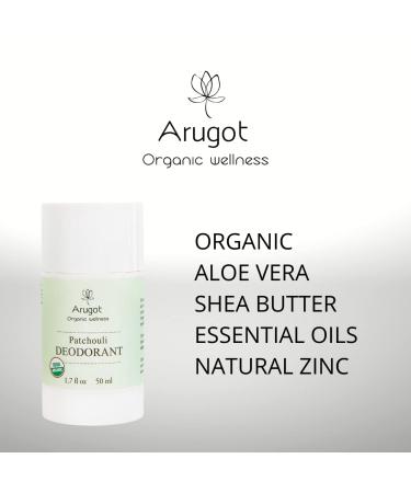 Organic Patchouli Deodorant Made in Israel | All Natural No Stain Aluminum Free Cruelty Free Vegan Friendly 1.7 Fl Oz - Buy Online on GoSupps.com