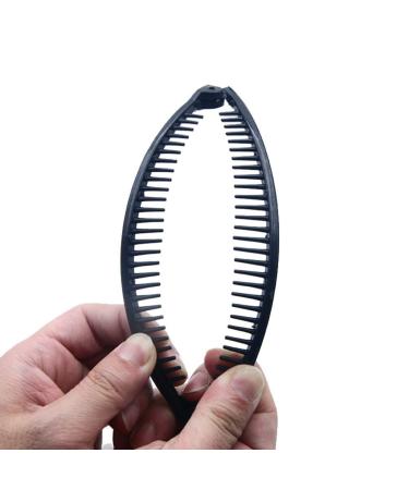 Minkissy 10-Piece Banana Hair Ponytail Holders & Hair Claw Set for Women | Stylish Fish Shape Combs for Daily & Party Use - Buy Online on GoSupps.com