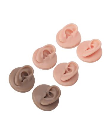 3 Pairs Flexible Silicone Ear Models for Jewelry Display & Piercing Exercises - Reusable Soft Ear Shapes - Buy Online on GoSupps.com